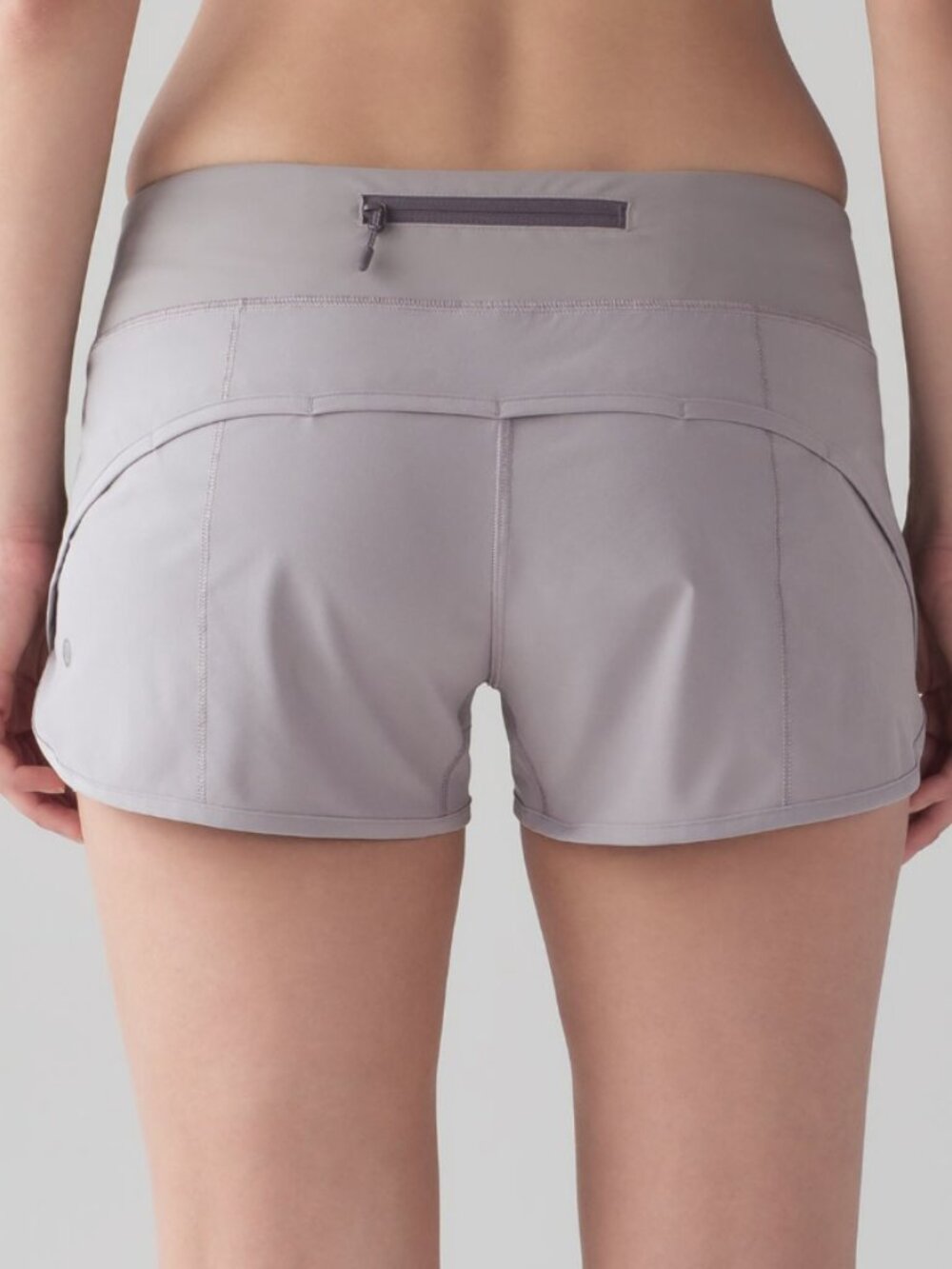 Lululemon Speed Short 2.5", Dark Chrome, size 4 NWT